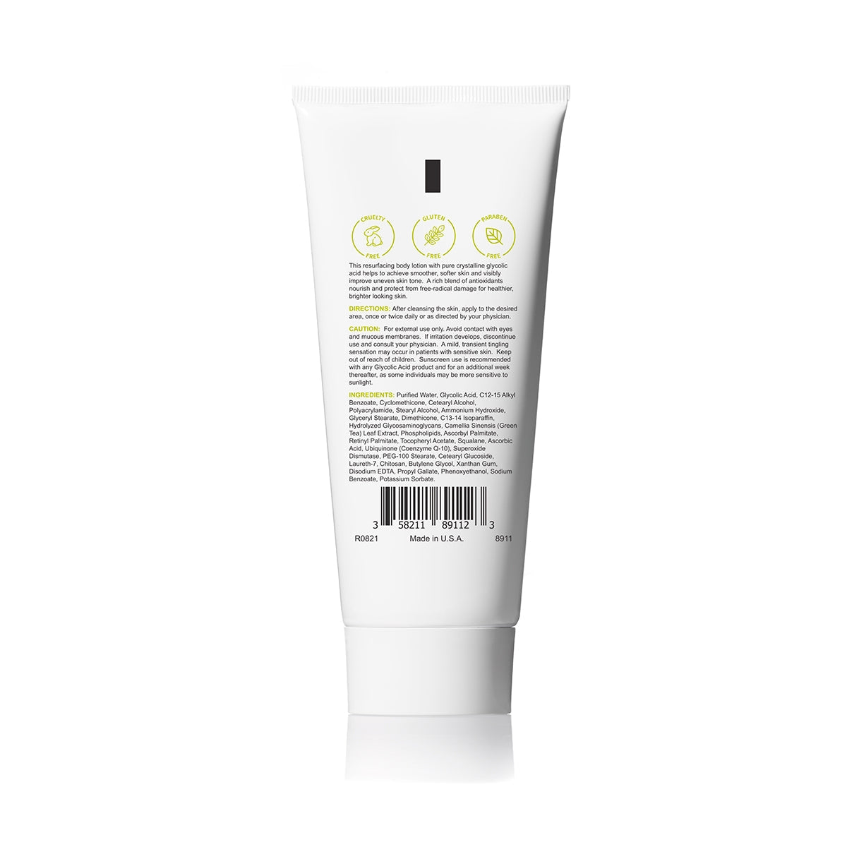 Glycolic Acid 15% Resurfacing Body Lotion, Medical-Grade Brightening & Hydrating Exfoliating Cream for Skin Discoloration & Rough Texture (6.7 fl. oz)